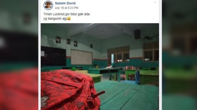 Ketiduran di Kelas, Bangun-bangun Kaget Sudah Begini Kondisinya