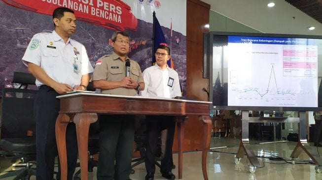 BNPB Kirim Tim Trauma Healing ke Lokasi Gempa Banten