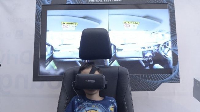 Virtual Reality (VR) produk otomotif yang disukai anak-anak pula, muncul di GIIAS 2019 [dok. Seven Events].