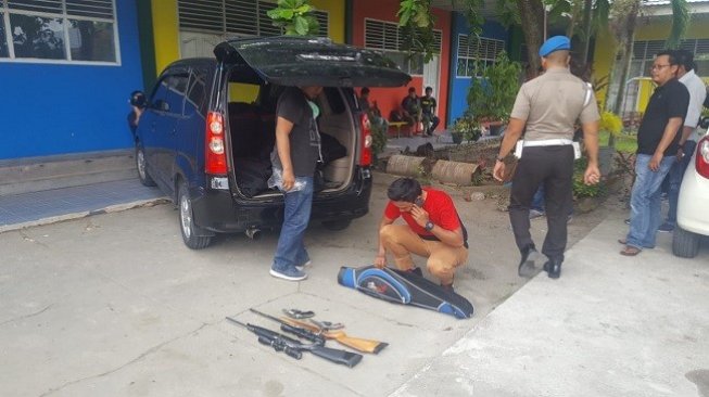 Tembak Mati Gembong Narkoba di Riau, Polisi Sita Senpi dan Granat