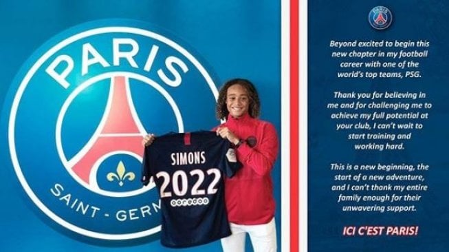 Putuskan Pergi dari La Masia, Xavi Simons Pilih Gabung PSG