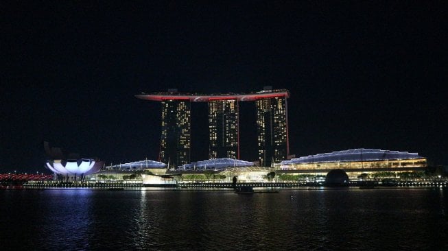 Parade Perayaan Kemerdekaan Singapura (Suara.com/Amertiya)