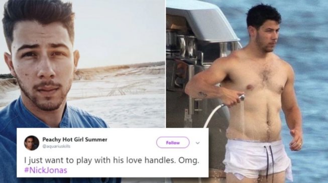 Dad Bod Tren, Usai Jason Momoa Giliran Nick Jonas Pamer Perut Buncit