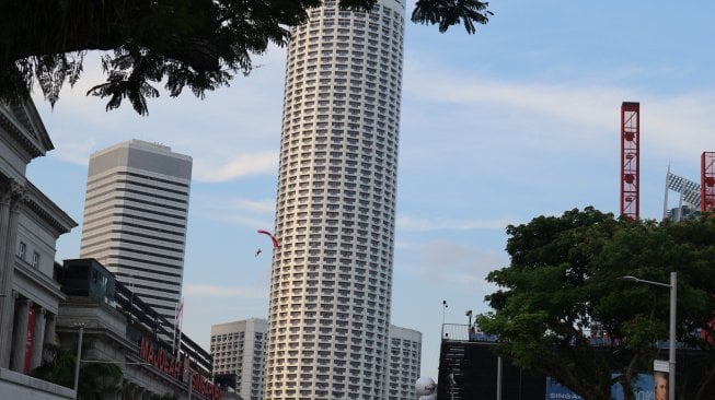 Parade Perayaan Kemerdekaan Singapura (Suara.com/Amertiya)