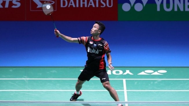 Japan Open 2019: Sempat 'Linglung', Anthony Melaju ke Perempat Final