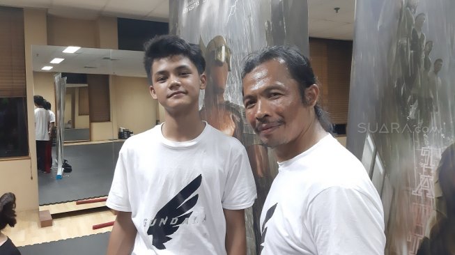 Main Film Gundala, Anak Ikuti Jejak Cecep Arif Rahman Jadi Aktor Laga