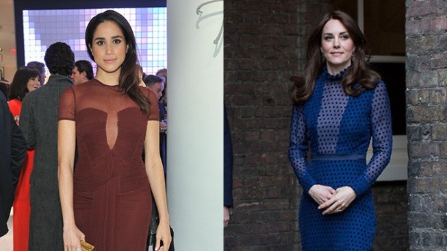 Isu Tak Akur, Selera Fesyen Kate Middleton dan Meghan Markle Ternyata Mirip