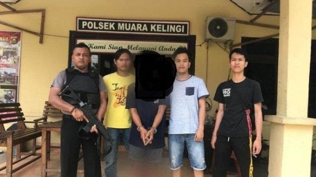 Pelaku pemerkosaan di Musi Rawas. [dok.Polres Musi Rawas]