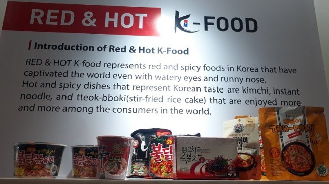 Festival makanan Korea K-Food Fair 2019 ada di Central Park hingga 28 Juli 2019. (Suara.com/Dinda Rachmawati)