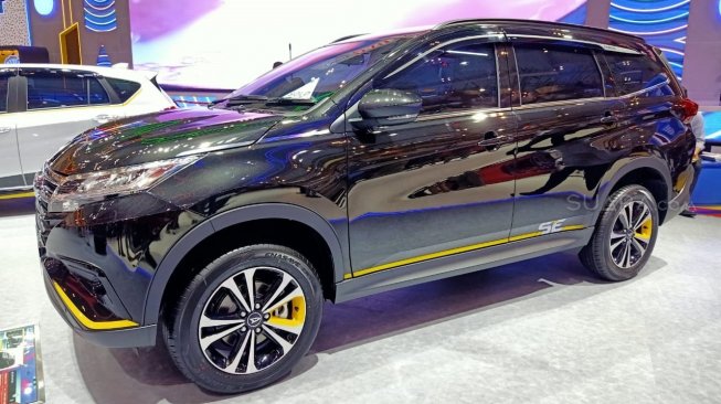 Terios Special Edition (SE) dalam ajang GIIAS 2019, di Tangerang, Jumat (26/7/2019). [Suara.com/Manuel Jeghesta]