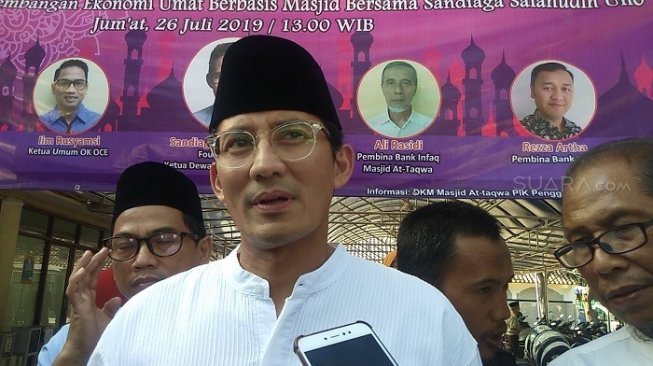 Resmikan Bank Infaq, Sandiaga: Biar Emak-Emak Enggak Dikejar Rentenir