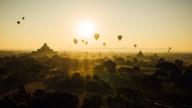 Kuil Bagan, Myanmar (Pixabay/judithscharnowski)