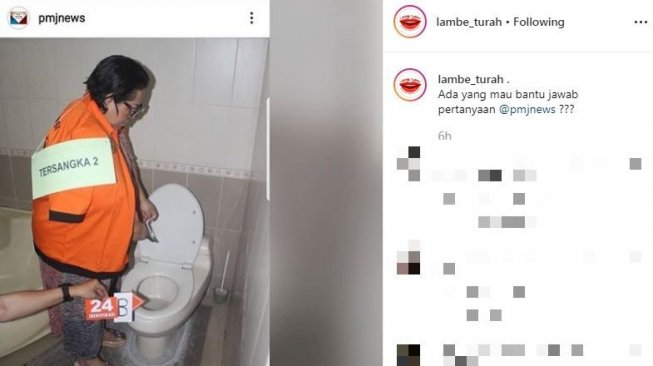 Nunung jalani rekonstruksi [Instagram/lambe turah]