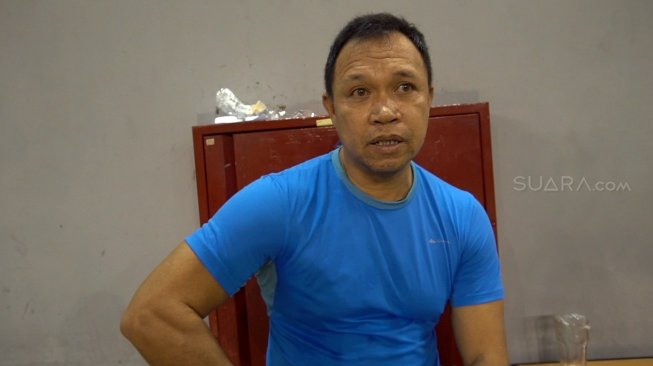 Pelatih Ganda Campuran PBSI, Richard Mainaky saat ditemui Suara.com di Pelatnas PBSI, Cipayung, Jakarta Timur, Kamis (25/7/2019). [Suara.com/Arief Apriadi]