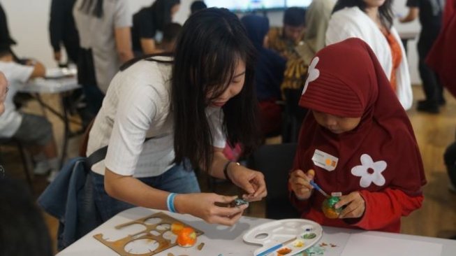 Travel for Change Ajak Anak Berkebutuhan Khusus Berkreasi di Museum Macan