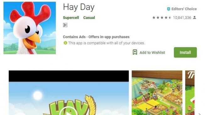 Supercell Hay Day [Google Play].