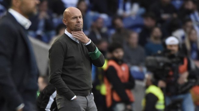 Pelatih Sporting Lisbon, Marcel Keizer. (MIGUEL RIOPA / AFP)