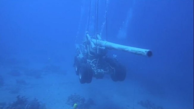 Museum militer bawah laut pertama di Yordania (facebook.com/Aqaba Tourism)