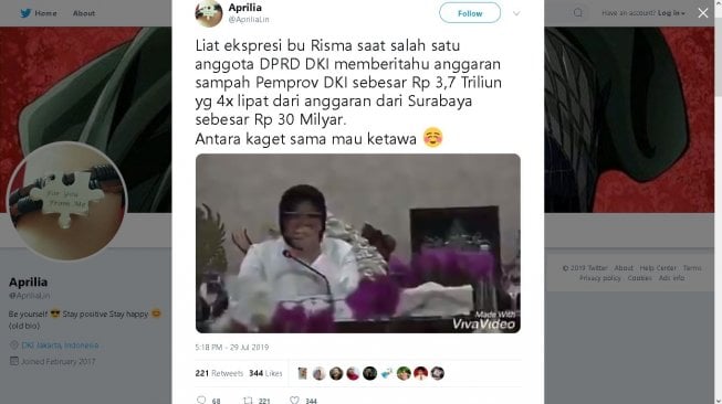 Video viral Wali Kota Risma - (Twitter/@ApriliaLin)