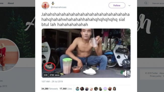 Kasian! Lelaki Ini Gagal Makan Akibat Ulah Kucingnya