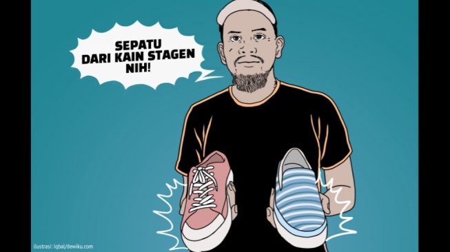 Angkat Potensi Kain Stagen, Selami Misi Mulia di Balik Sneakers Naray