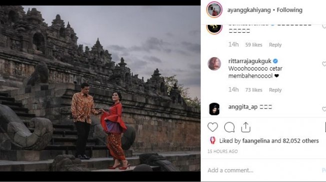 Bobby Nasution dan Kahiyang Ayu. (@ayanggkahiyang/instagram)