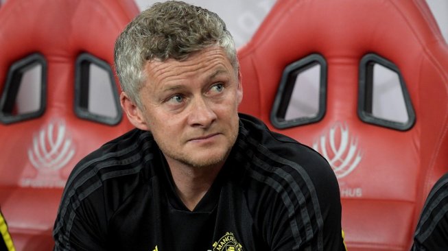 Manajer Manchester United, Ole Gunnar Solskjaer. [Roslan RAHMAN / AFP]