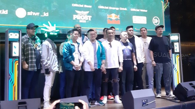 Jumpa pers SHVR Ground Festival 2019 di Plaza Senayan, Jakarta Pusat, Kamis (1/8/2019). [Sumarni/Suara.com]