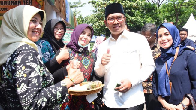 Gubernur Jabar, Ridwan Kamil, dalam West Java Bandung Tea Festival (WJBTF) 2019,  di Gedung Sate, Kota Bandung, Jumat (2/8/2019). (Dok : Pemdaprov Jabar)