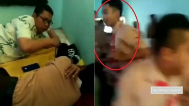 Tak Pake Marah-Marah, Guru Ini Punya Cara Kocak Bangunin Muridnya 