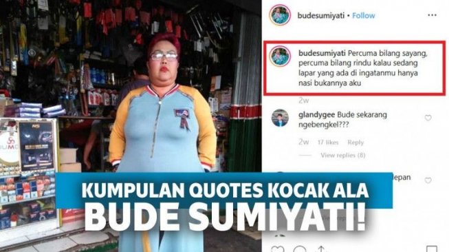 12 Quotes Kocak ala Bude Sumiyati yang Bikin Kamu Galau Bertubi-tubi