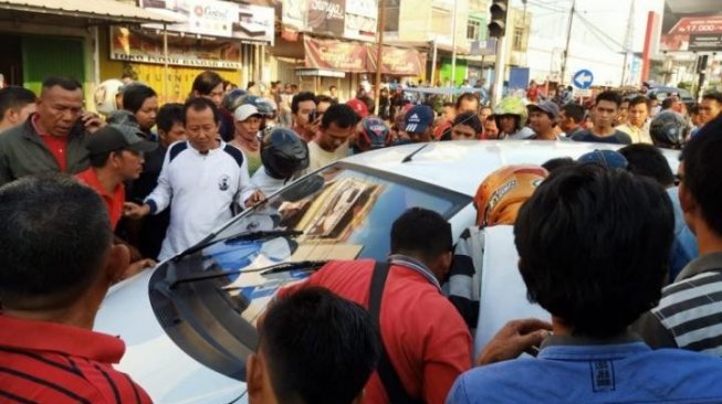 Mencekam, Aksi Baku Tembak Ala Koboi Gegerkan Warga Lampung Tengah