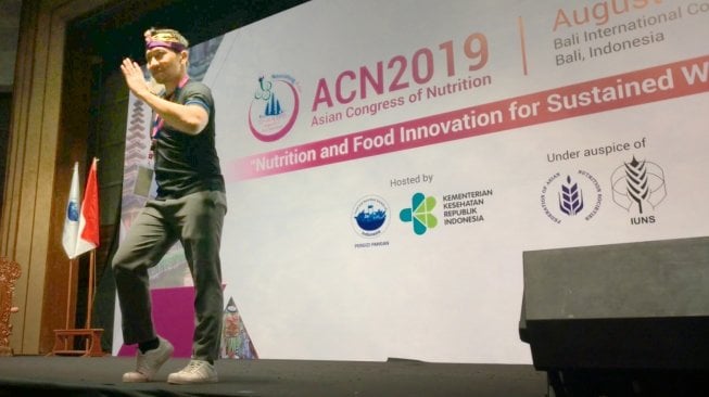 Seru! Peserta Asian Congress of Nutrition Diajak Olahraga Sambil Goyang