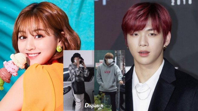 Kang Daniel dan Jihyo TWICE. (Allkpop)