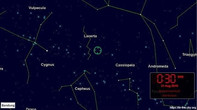 Hujan meteor Alfa Cygnid di Agustus 2019. [In the sky]