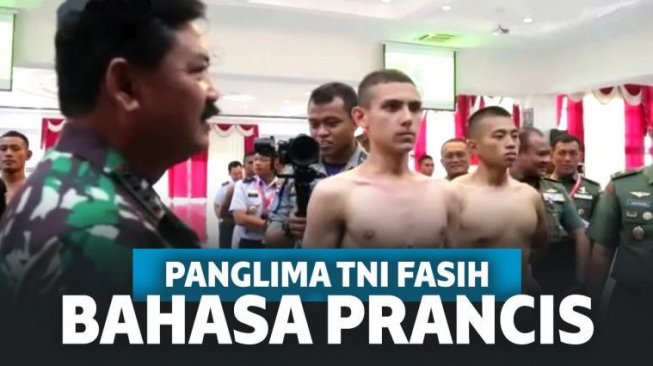 Panglima TNI Fasih Bicara Prancis Saat Wawancarai Taruna Akmil