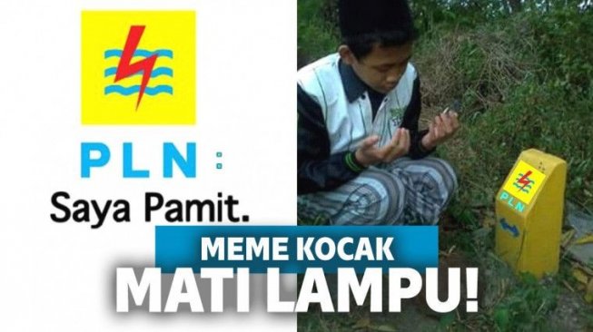 Kumpulan Meme Mati Lampu Ini Bisa Hibur Kalian di Saat Kesal Dengan PLN