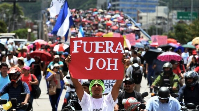 Diduga Terima Uang Jaringan Narkoba, Presiden Honduras Didesak Mundur