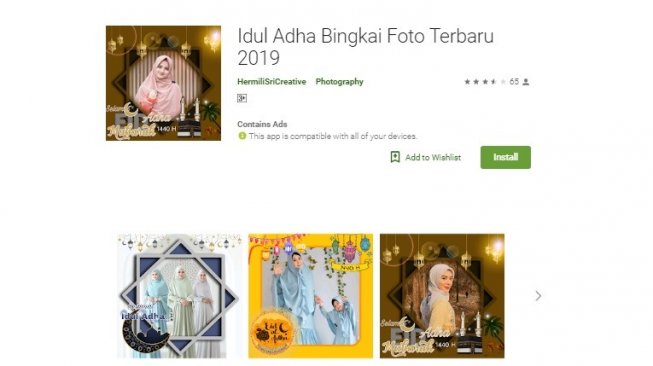 Aplikasi Idul Adha. [Google Play Store]