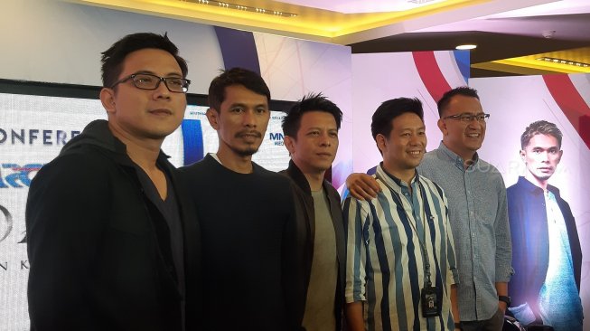 Konfrensi pers Konser NOAH, Rabu (7/8/2019). [Sumarni/Suara.com]