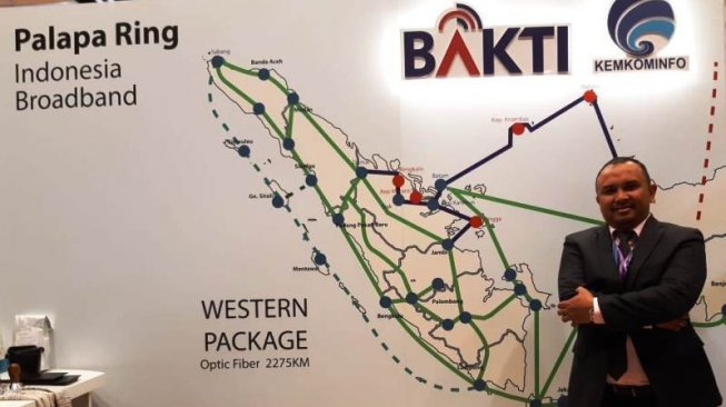 Direktur Utama Badan Aksesibilitas Telekomunikasi dan Informasi (BAKTI) Anang Achmad Latif. [Antara/Hendrina Dian Kandipi]