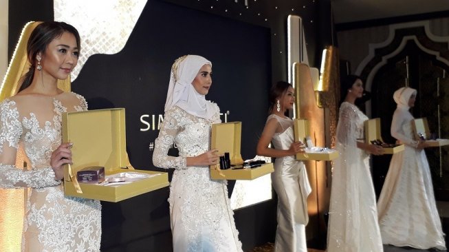 Siti Nurhaliza luncurkan Simplysiti, produk kecantikan halal berbasis teklogi Korea Selatan. (Suara.com/Risna Halidi)