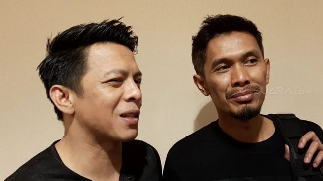 Ariel dan Lukman [Suara.com/Revi C Rantung]