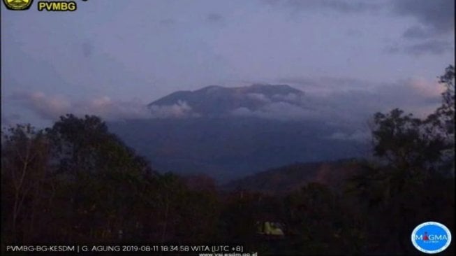 Gunung Agung Kembali Masuki Fase Istirahat