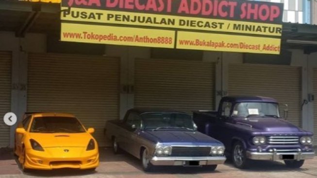 Unik, Toko Diecast di Jakarta Pamerkan Mobil Sport nan Langka