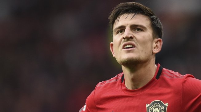 Bek tengah Manchester United, Harry Maguire. [Oli SCARFF / AFP]