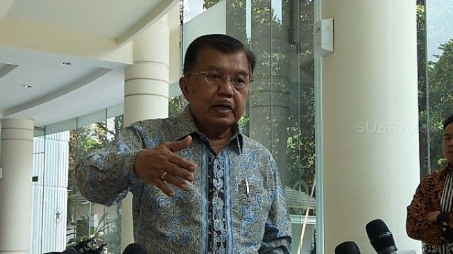 Wakil Presiden Jusuf Kalla (JK). (Suara.com/Ria Rizki)