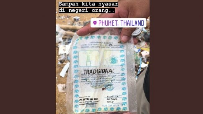 Sampah plastik. (Twitter/@gentaripta)