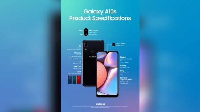 Samsung Galaxy A10s. [Samsung]