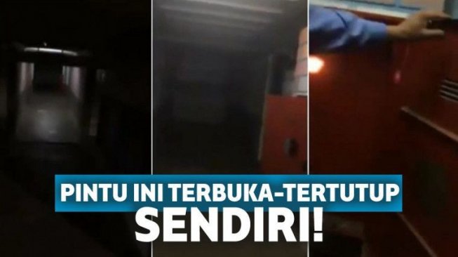 Viral Video Pintu Lemari Pemadam Kebakaran Terbuka Sendiri, Netizen Ngeri!
